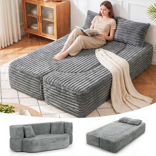 Modern fabric recliner - fabric,