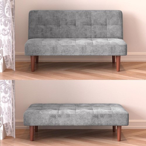 Fabric seater sofa - sofa, bed