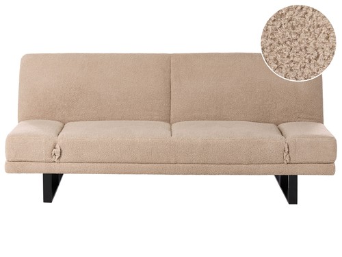 Sofa bed seater - seater, boucle