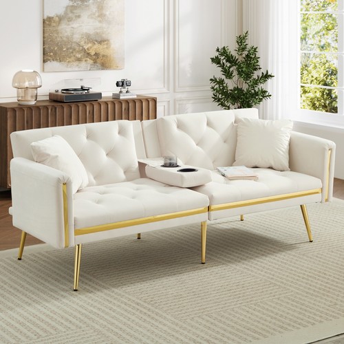 Modern velvet sofa - modern,