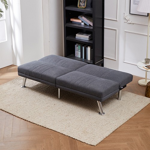Linen fabric recliner sofa bed - linen,