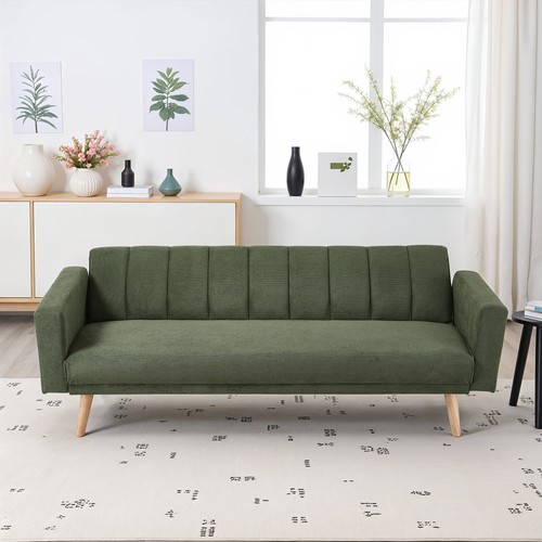 Padded adjustable sofa bed - padded,