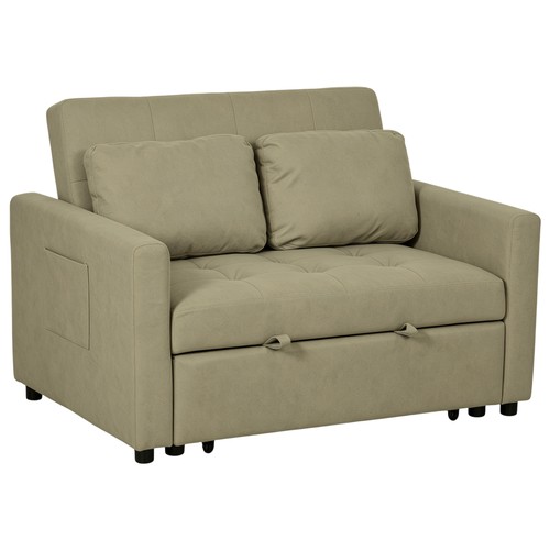 Homcom seater sofa bed - homcom, 2