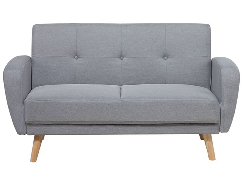 Seater fabric sofa bed grey - fabric,