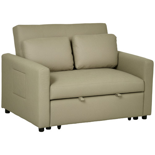Homcom seater sofa - 2, bed