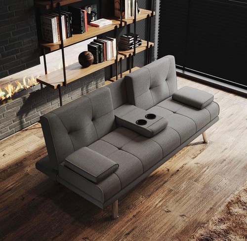 Elegant seater sofa bed with - seater,