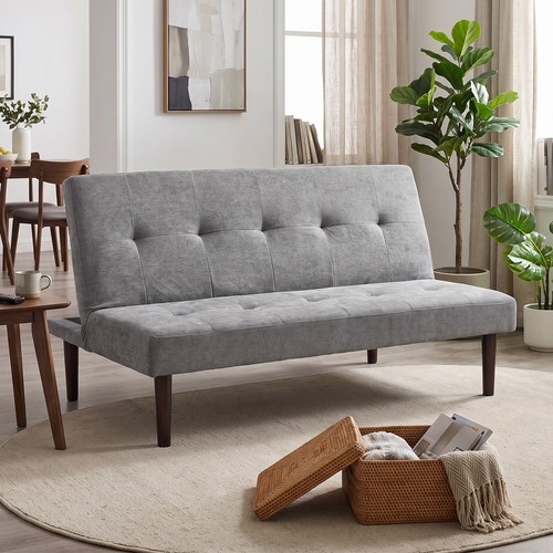 Chenille seater sofa bed - 2,